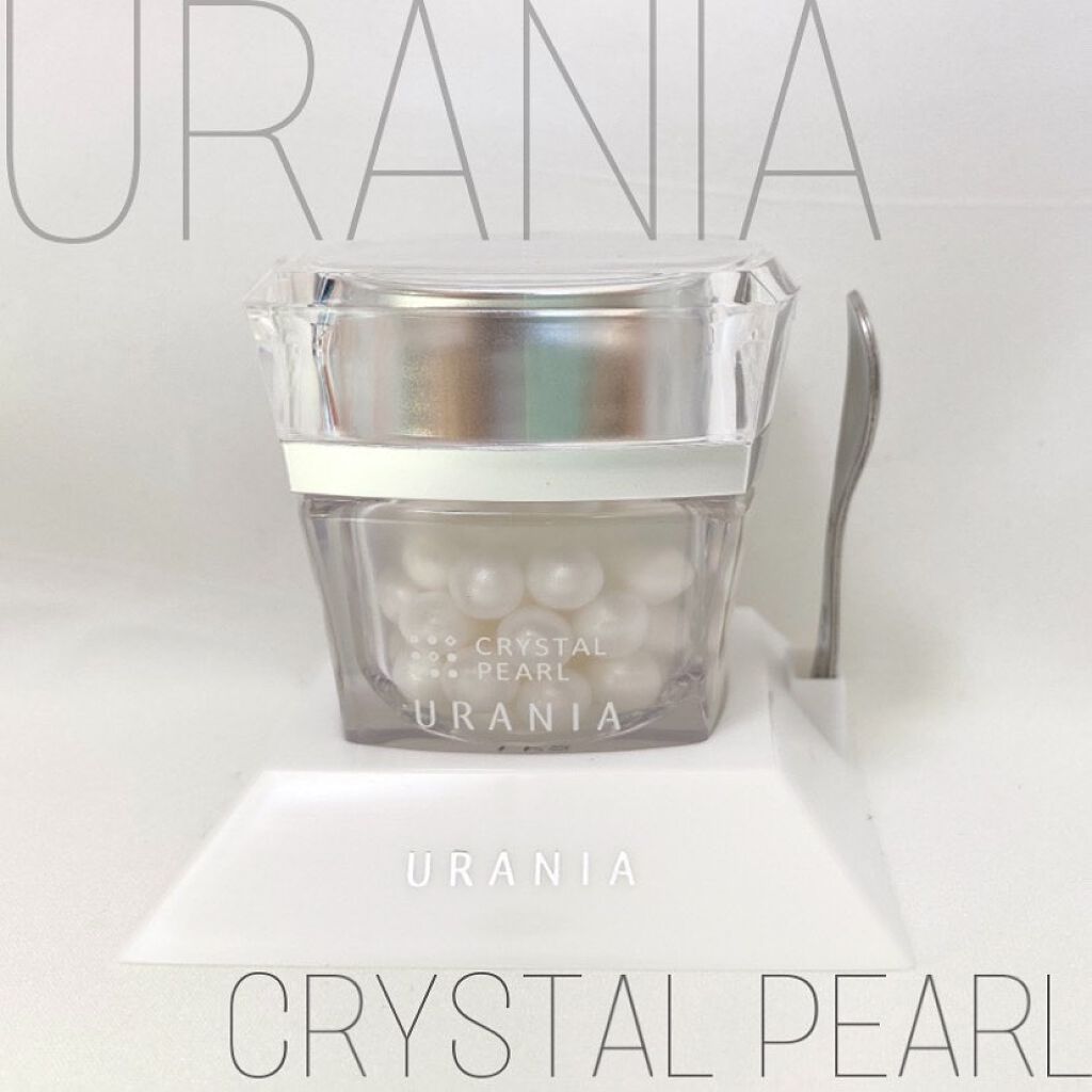 ももをです。

今回は見た目から特別感しかない❣️
URANIA 
CRYSTAL PEARL
のご紹介です♪


まずまず見た目の高級感、特別感が素敵すぎて、使うの勿体無いとさえ思ってしまうパケ✨


スプーンも付いており、衛生面◎

さ