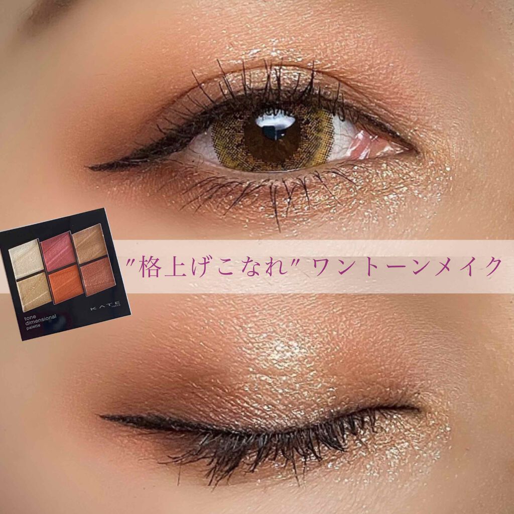 トーンディメンショナルパレット/KATE/メイクアップキットを使ったクチコミ(1枚目)