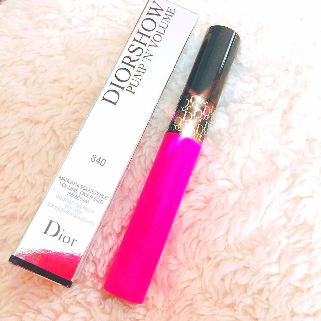 Dior マスカラ ディオールショウ パンプ＆ボリューム(限定色)のクチコミ「マスカラ ディオールショウ パンプ＆ボリューム(限定色)⭐

ピンクのアイシャドウつけてる方に.....」（1枚目）