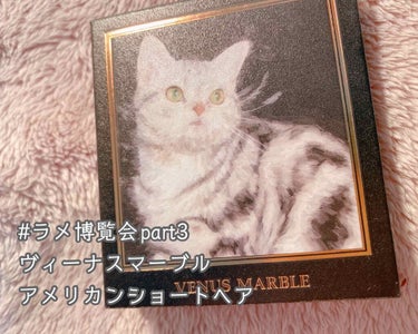  #ラメ博覧会 

part3
Venus Marble(ヴィーナスマーブル）
アイシャドウ猫シリーズ
アメリカンショートヘア

お勧めしたいラメは左下の濃い青です。
この色は結構濃くて、アイシャドウに