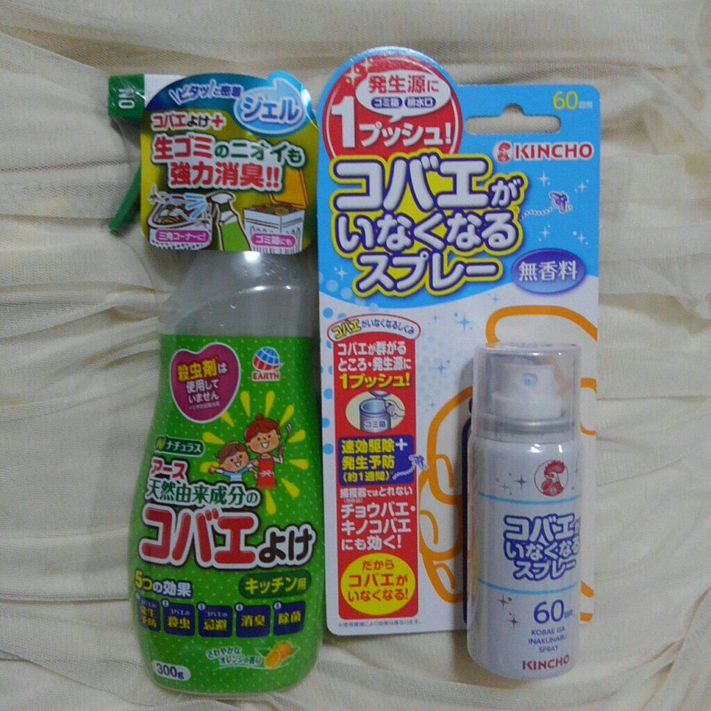 コバエがいなくなるスプレー/KINCHO/その他を使ったクチコミ（1枚目）