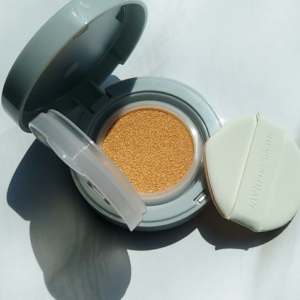 Hugging Skin Cushion/Javin De Seoul/クッションファンデーションを使ったクチコミ(2枚目)