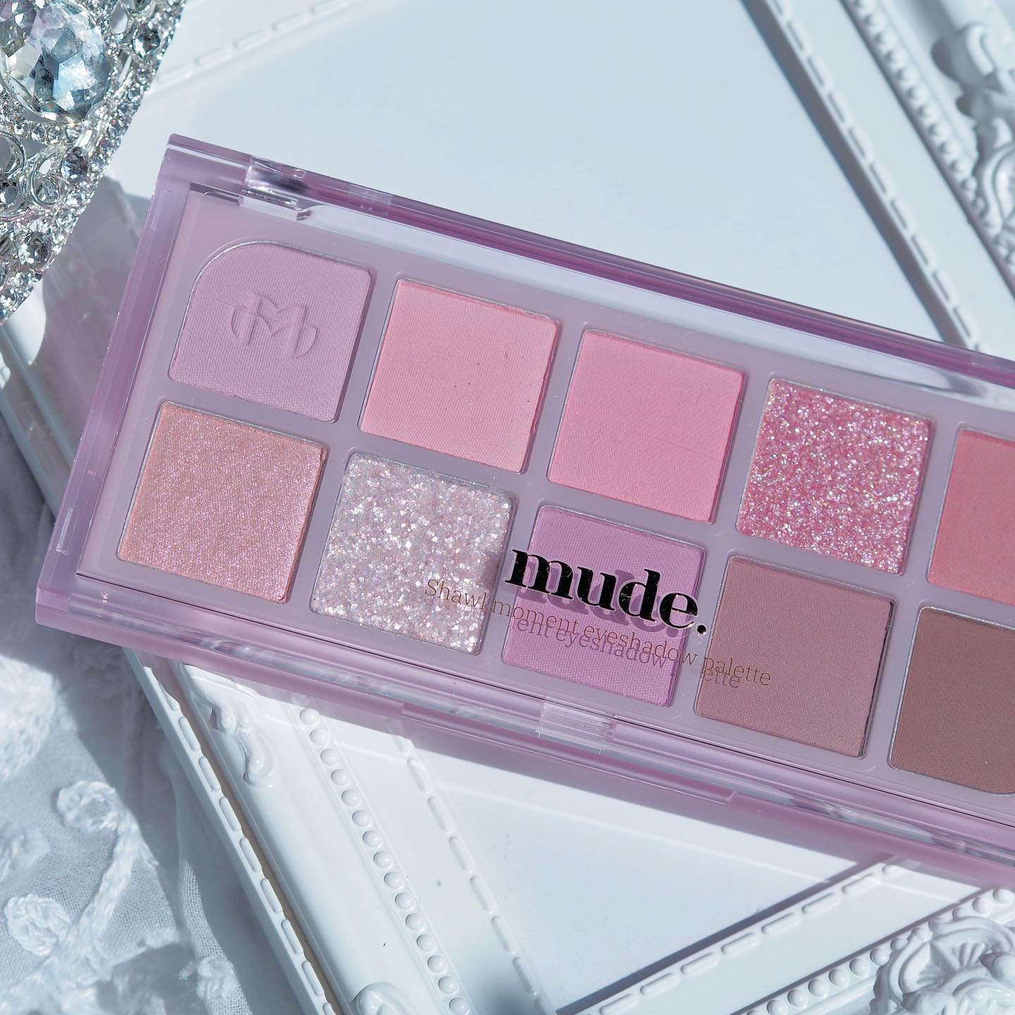 MDショールモーメント アイシャドウパレット 04 ライラックモ―メント/mude./アイシャドウパレットを使ったクチコミ（2枚目）