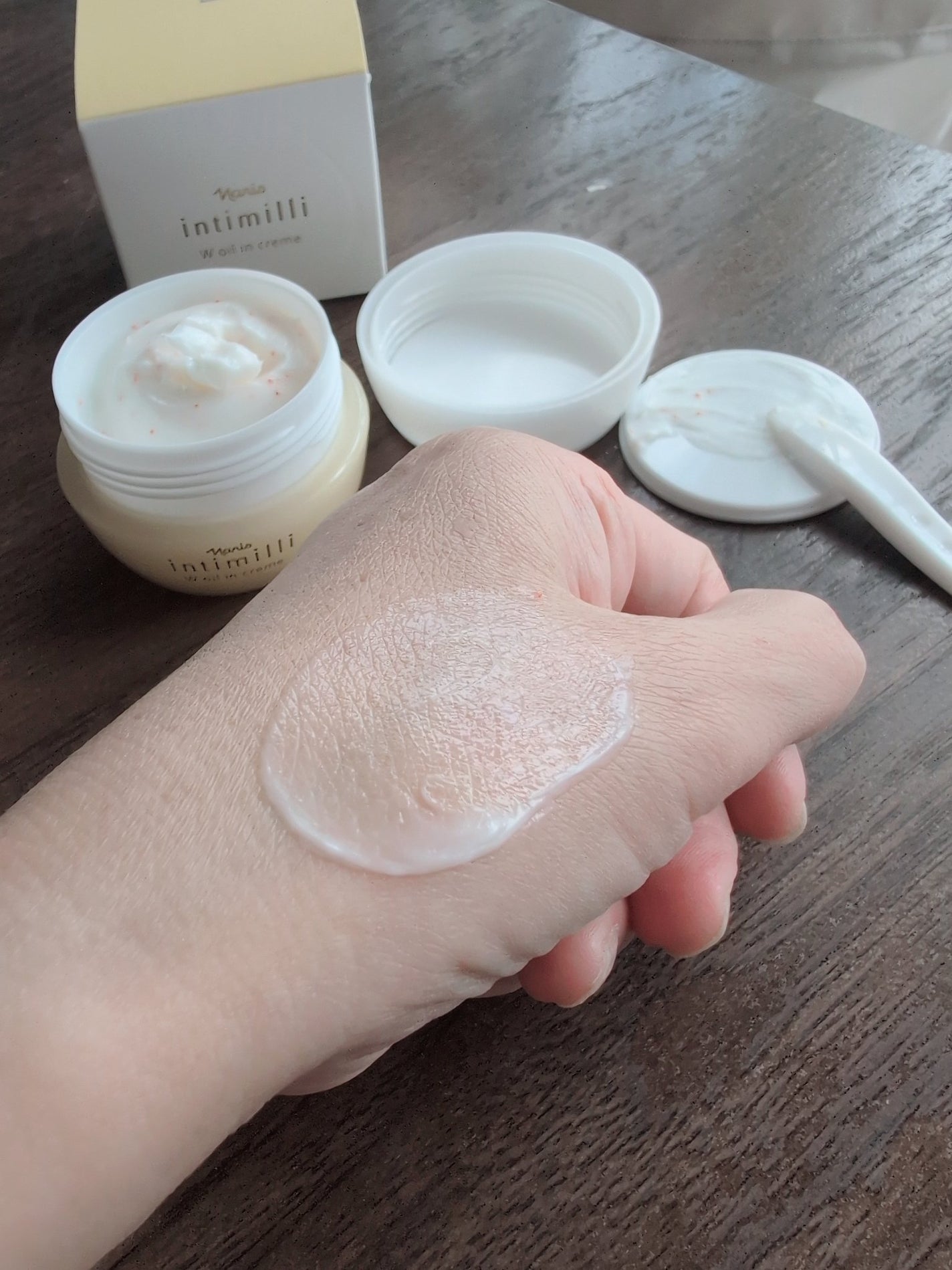 アンティミリ Wオイルイン クリーム/ナリス化粧品/フェイスクリームを使ったクチコミ(3枚目)