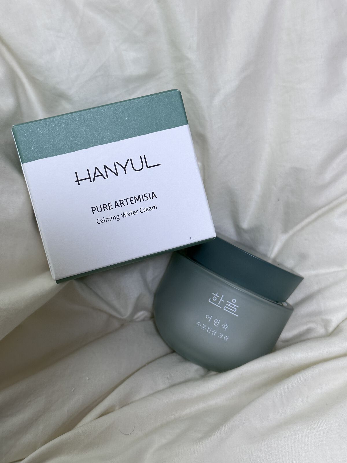 ピュアアルテミシア カーミングウォータークリーム/HANYUL(ハンユル)/フェイスクリームを使ったクチコミ（1枚目）
