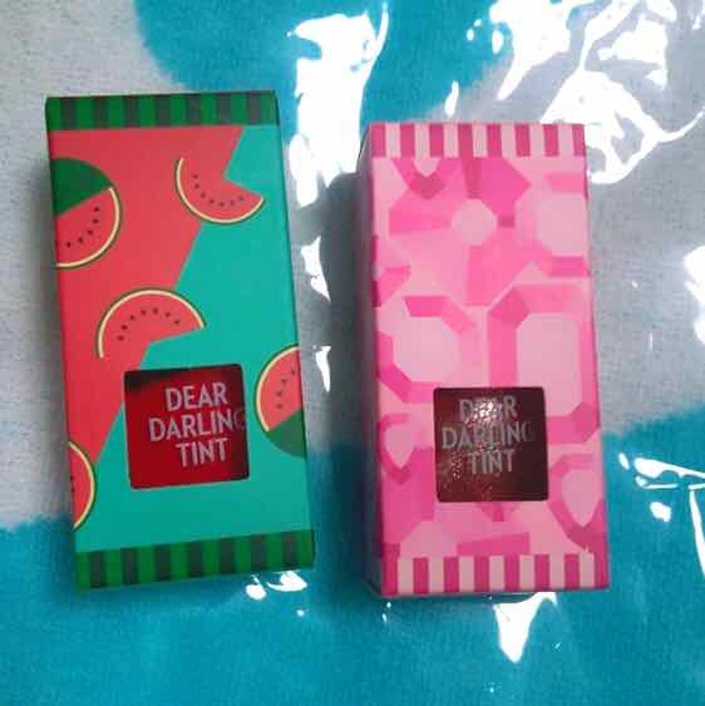 ディアダーリン ウォータージェルティント (アイスティント)/ETUDE/口紅を使ったクチコミ(1枚目)