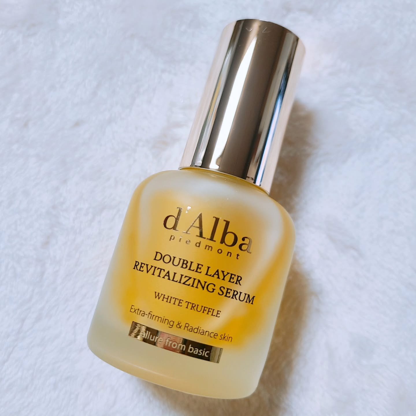ホワイトトリュフダブルレイヤーリバイタライジングセラム/ダルバ/美容液を使ったクチコミ（3枚目）