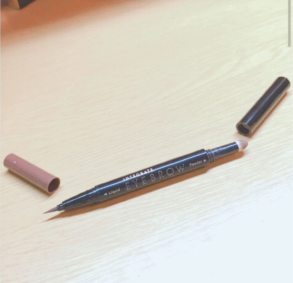 アイブローペンシルＮ BR666 ダークブラウン/インテグレート/アイブロウペンシルを使ったクチコミ（1枚目）