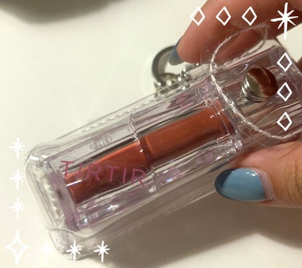 ウォーターリズムグロウティント 04 フィグピーチ/TIRTIR(ティルティル)/リップティントを使ったクチコミ(1枚目)