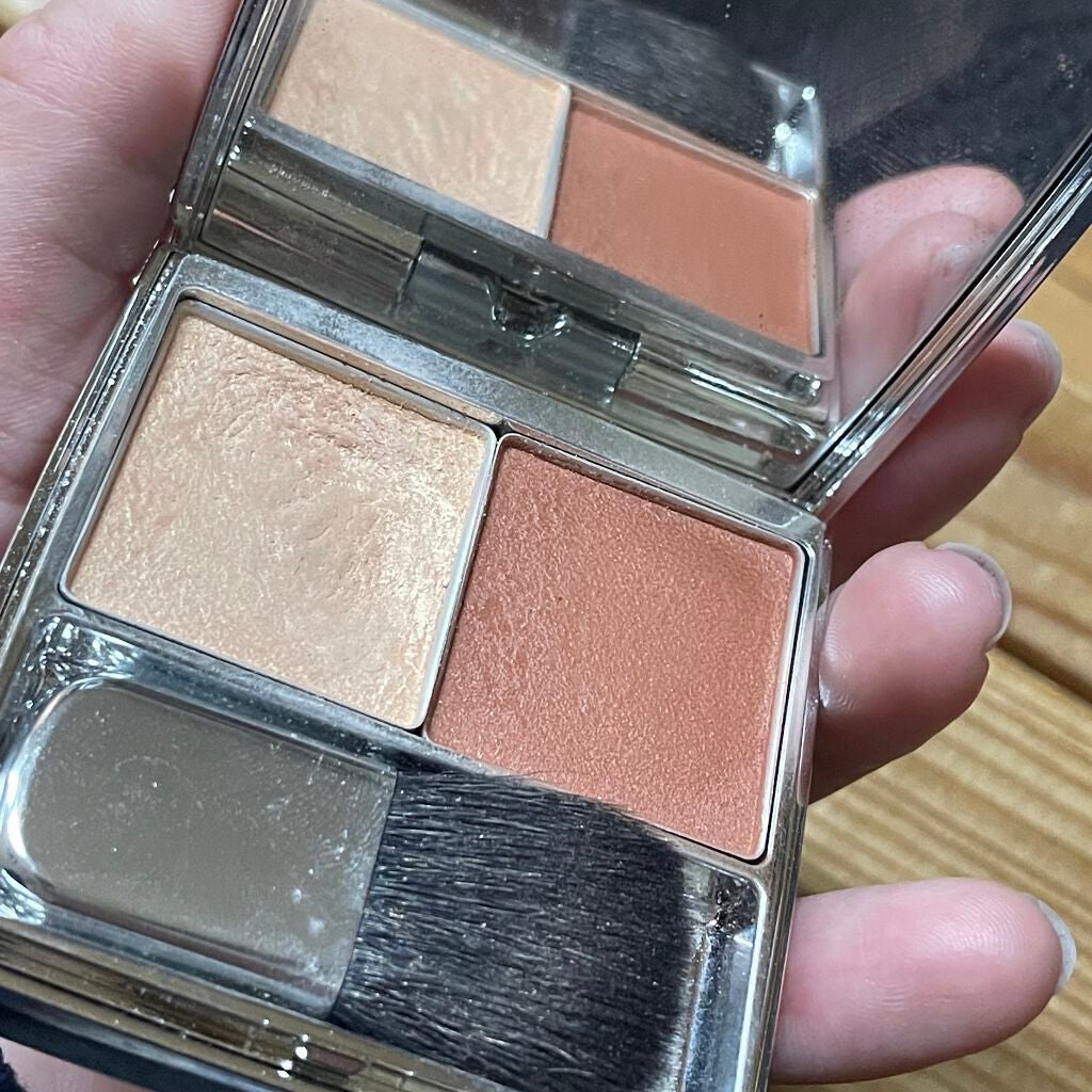 ザ ベージュライブラリー ブラッシュデュオ/RMK/パウダーチークを使ったクチコミ(2枚目)