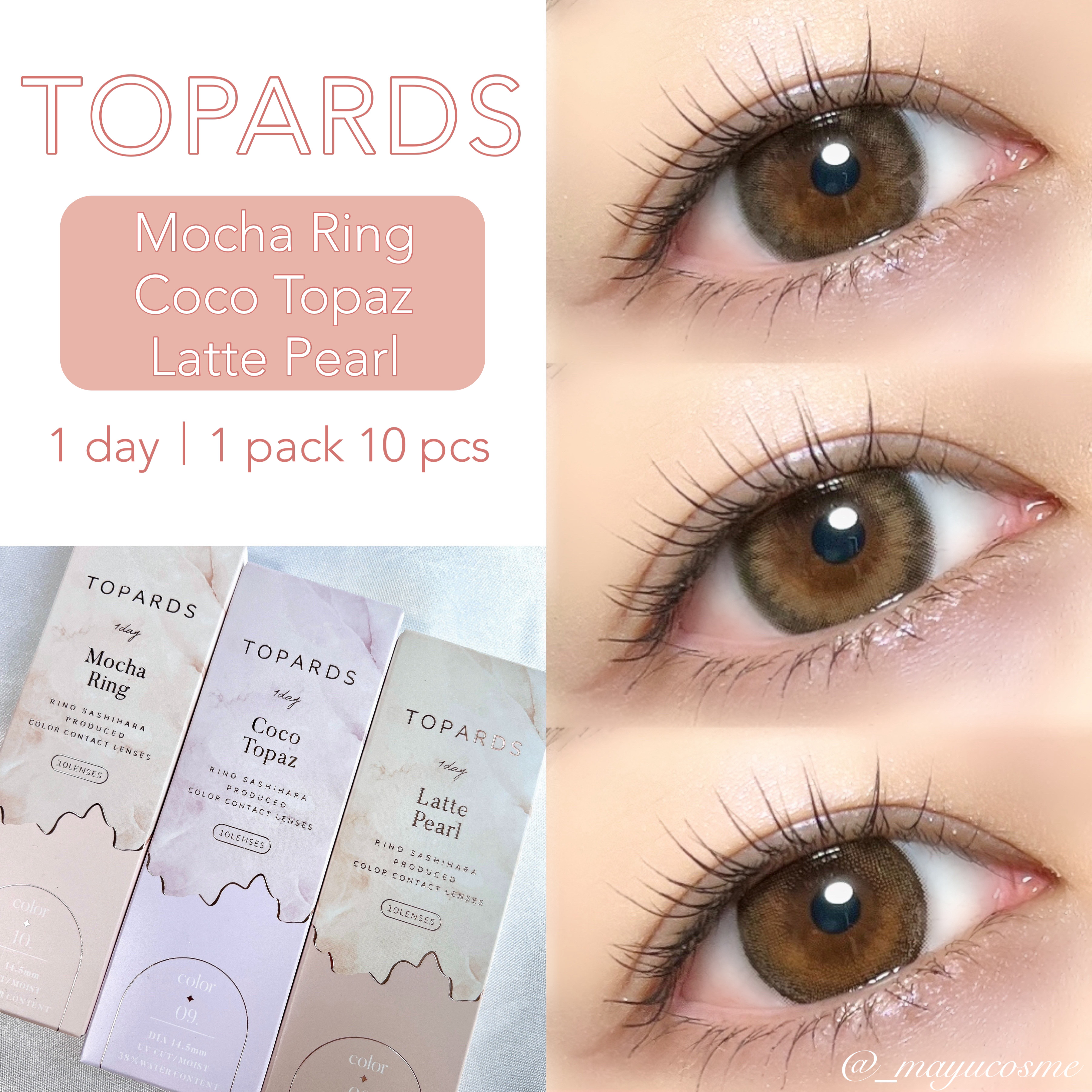 TOPARDS 1day/TOPARDS/ワンデー（１DAY）カラコンを使ったクチコミ（1枚目）