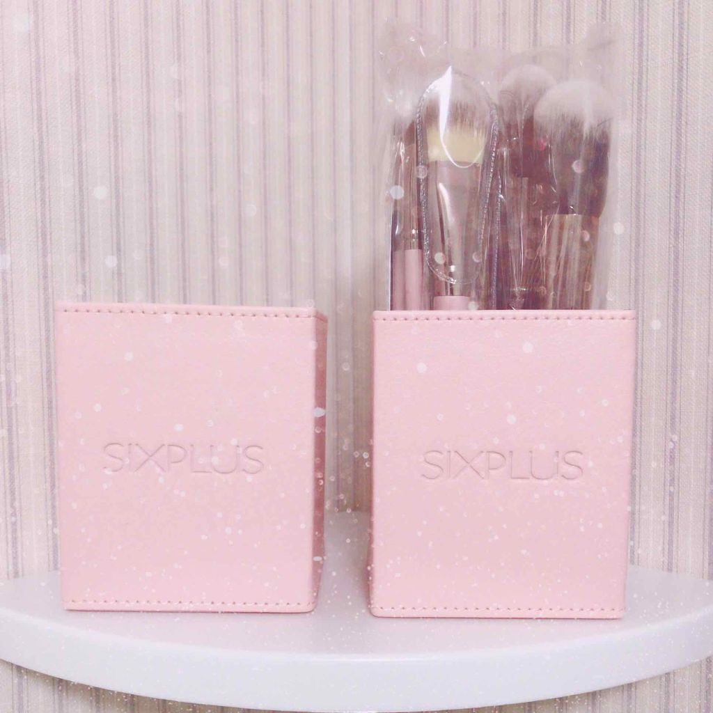 ピンク色 メイクブラシ15本セット/SIXPLUS/メイクブラシを使ったクチコミ（2枚目）