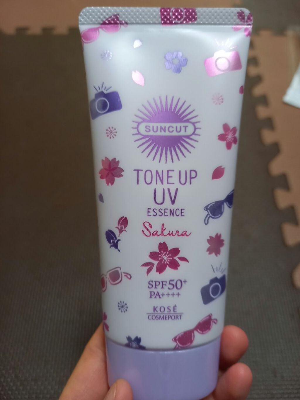 トーンアップUV エッセンス/サンカット®/日焼け止めローションを使ったクチコミ（2枚目）