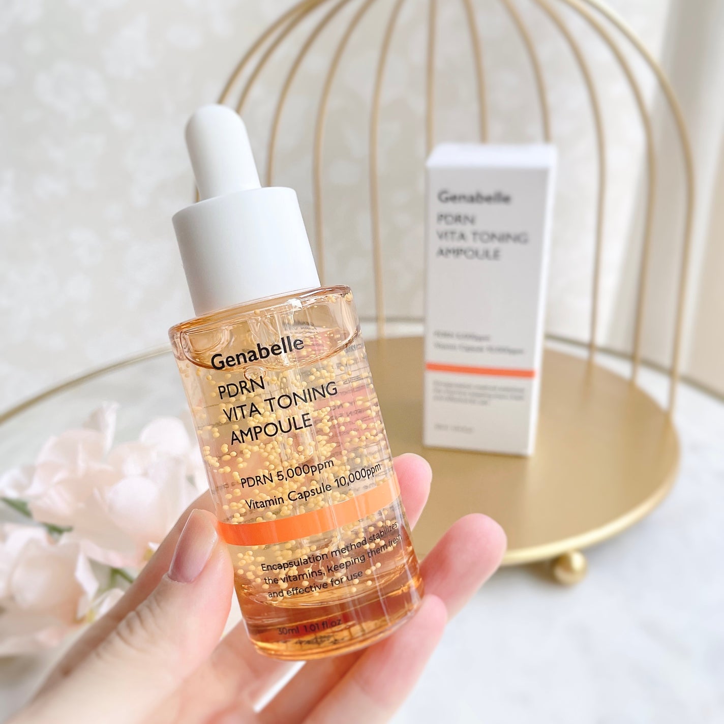 PDRNビタトーニングアンプル/Genabelle/美容液を使ったクチコミ(2枚目)