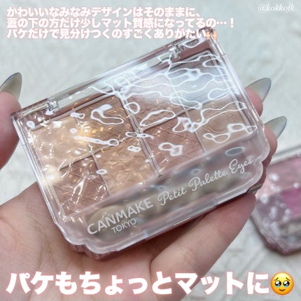 プティパレットアイズ(マットタイプ)/キャンメイク/パウダーアイシャドウを使ったクチコミ(3枚目)
