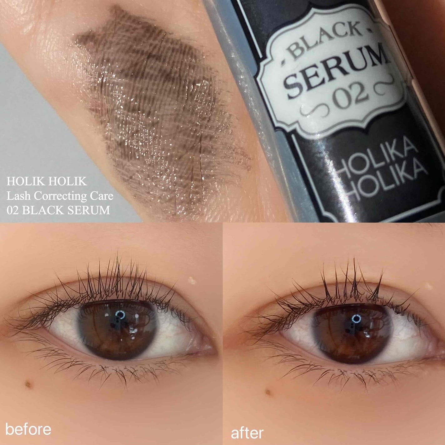 ラッシュコレクティングケア エッセンシャルセラム/HOLIKA HOLIKA/まつげ美容液を使ったクチコミ(3枚目)