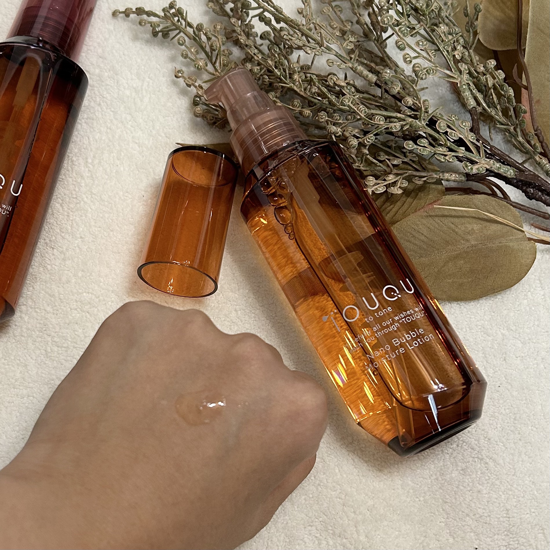 TOUQU to tone ナノバブル モイスチュアローション/TOUQU to tone/化粧水を使ったクチコミ（2枚目）