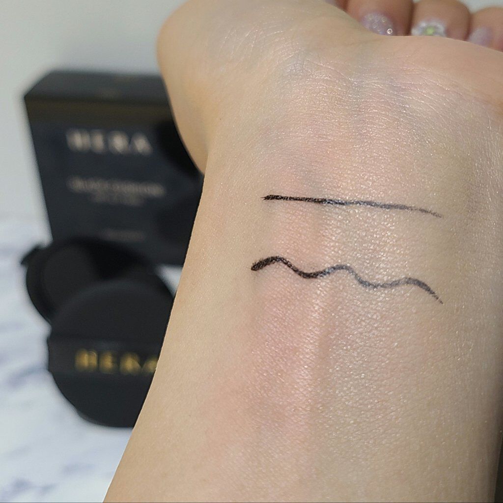 ブラック クッション/HERA/クッションファンデーションを使ったクチコミ（3枚目）