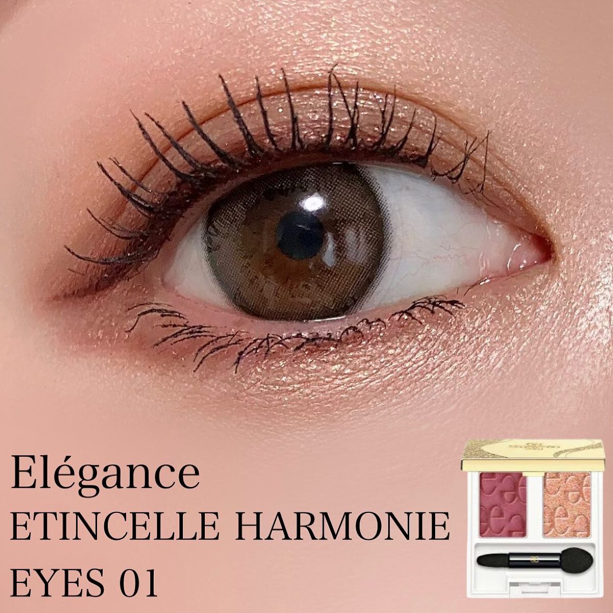 エレガンス エタンセル アルモニーアイズ/Elégance/アイシャドウパレットを使ったクチコミ(1枚目)