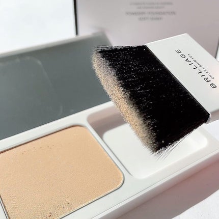 パウダリーファンデーション ソフトシャイニー/ブリリアージュ/パウダーファンデーションを使ったクチコミ(6枚目)