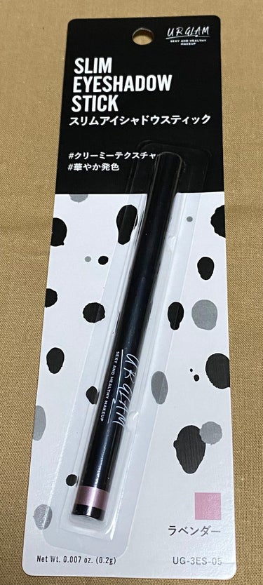 SLIM EYESHADOW STICK ラベンダー/U R GLAM/ジェル・クリームアイシャドウを使ったクチコミ（1枚目）