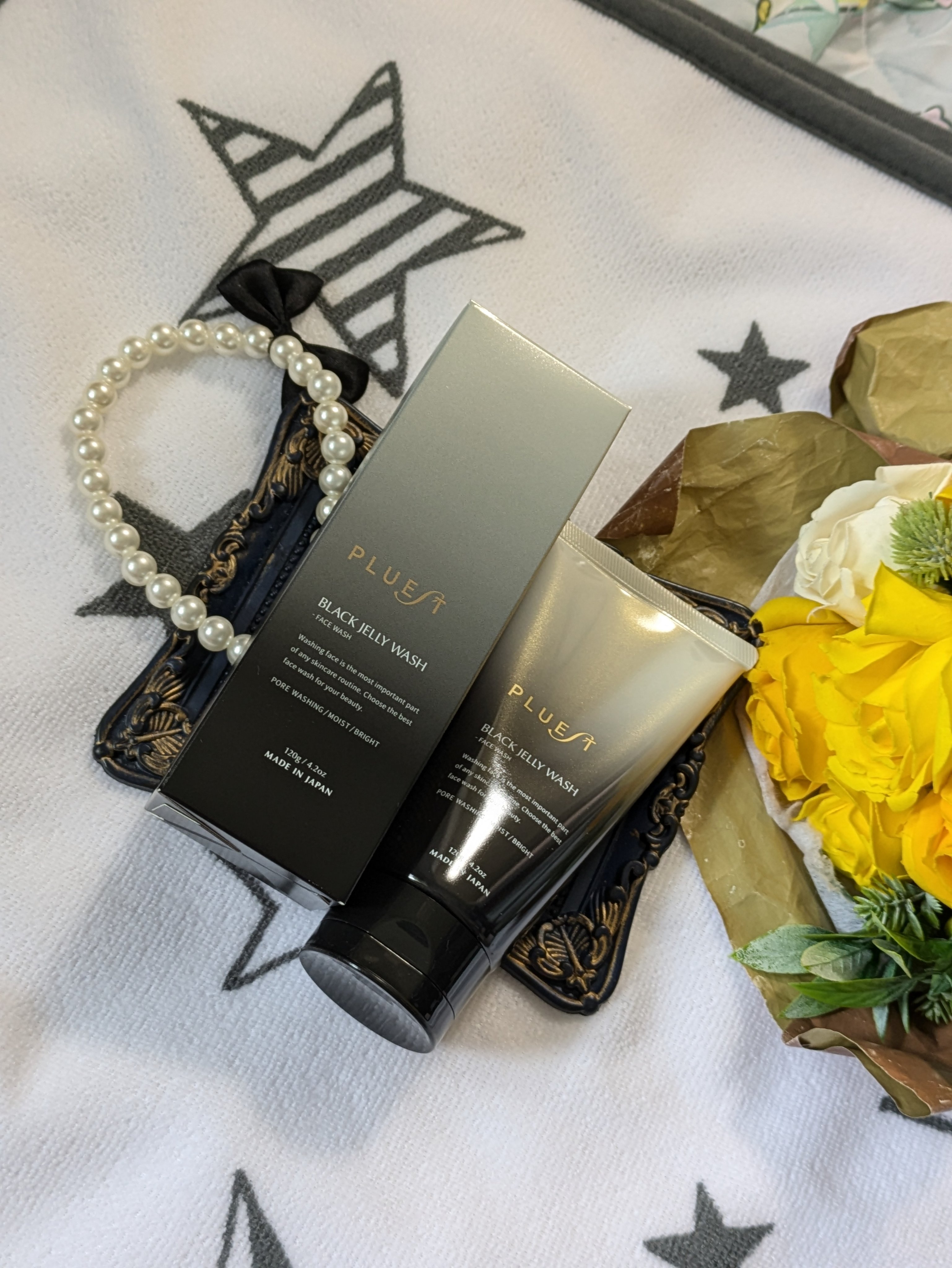 BLACK JELLY WASH（ブラックジェリーウォッシュ）/PLUEST/その他洗顔料を使ったクチコミ（1枚目）