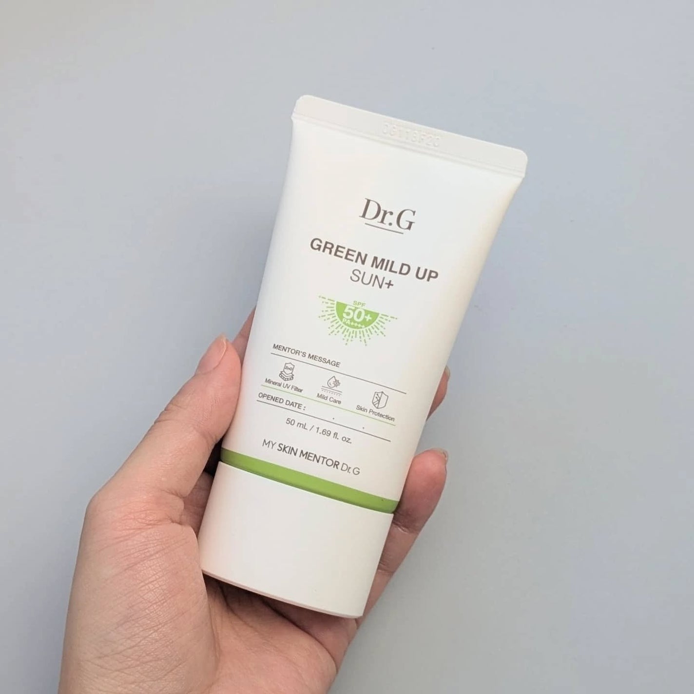 グリーンマイルドアップサンプラス/Dr.G/日焼け止めクリームを使ったクチコミ(2枚目)