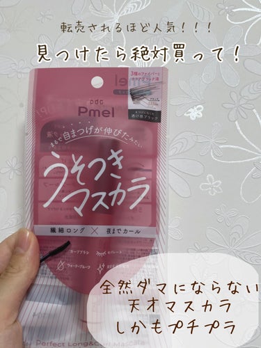 ピメル パーフェクトロング＆カールマスカラ/pdc/マスカラを使ったクチコミ（1枚目）