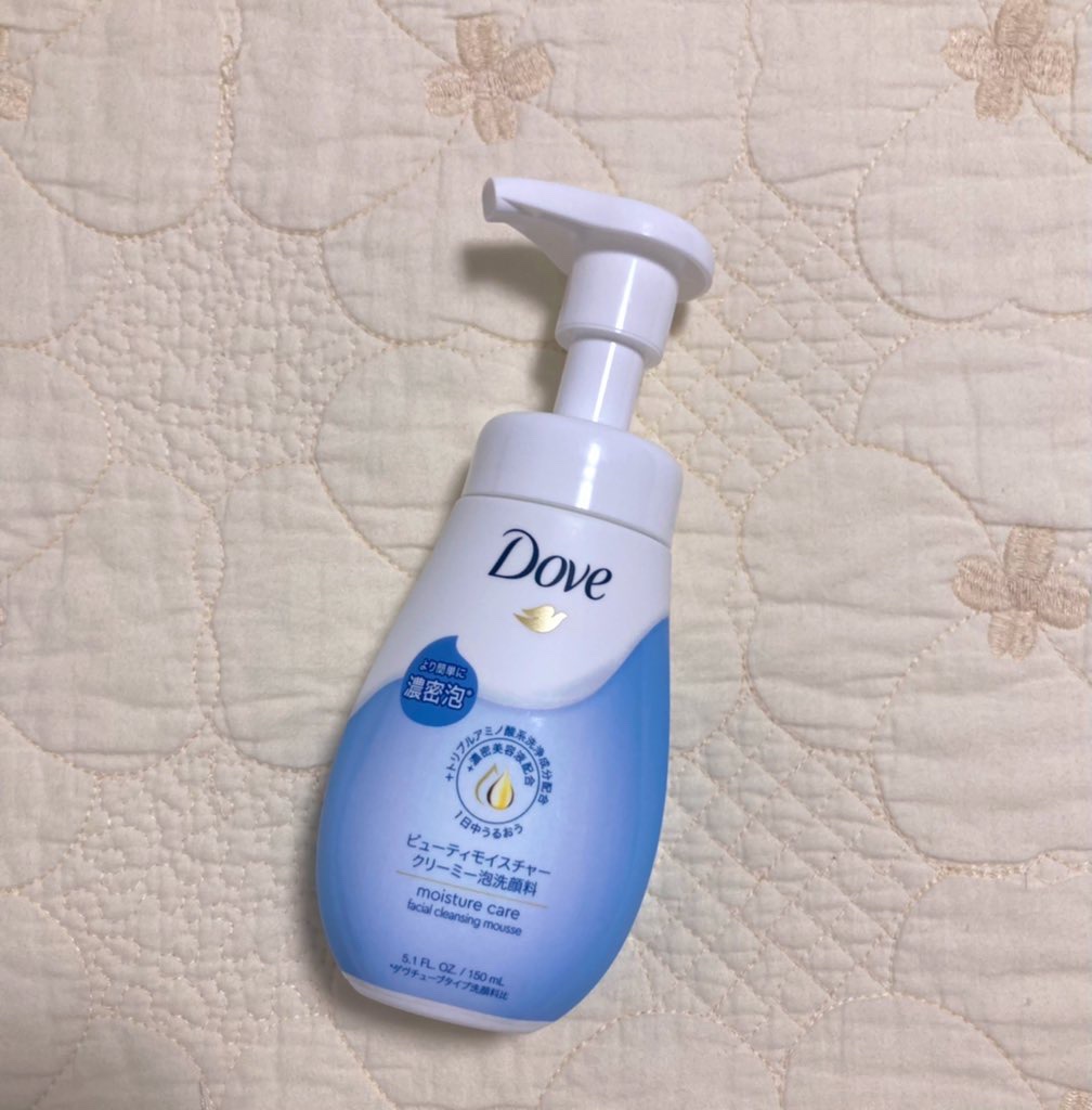 ビューティモイスチャー クリーミー泡洗顔料/ダヴ/泡洗顔を使ったクチコミ（1枚目）