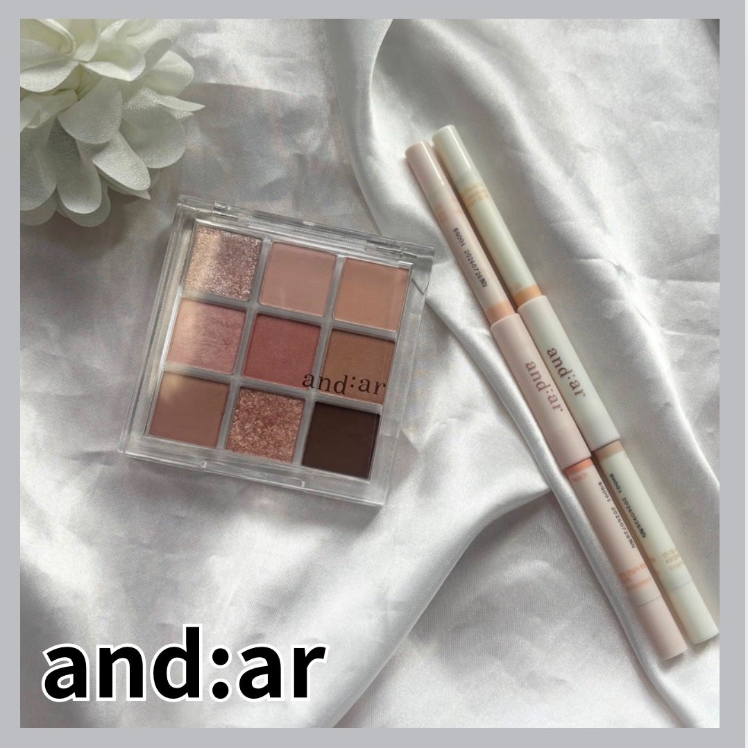 シャドウパレット/and:ar/アイシャドウパレットを使ったクチコミ(2枚目)