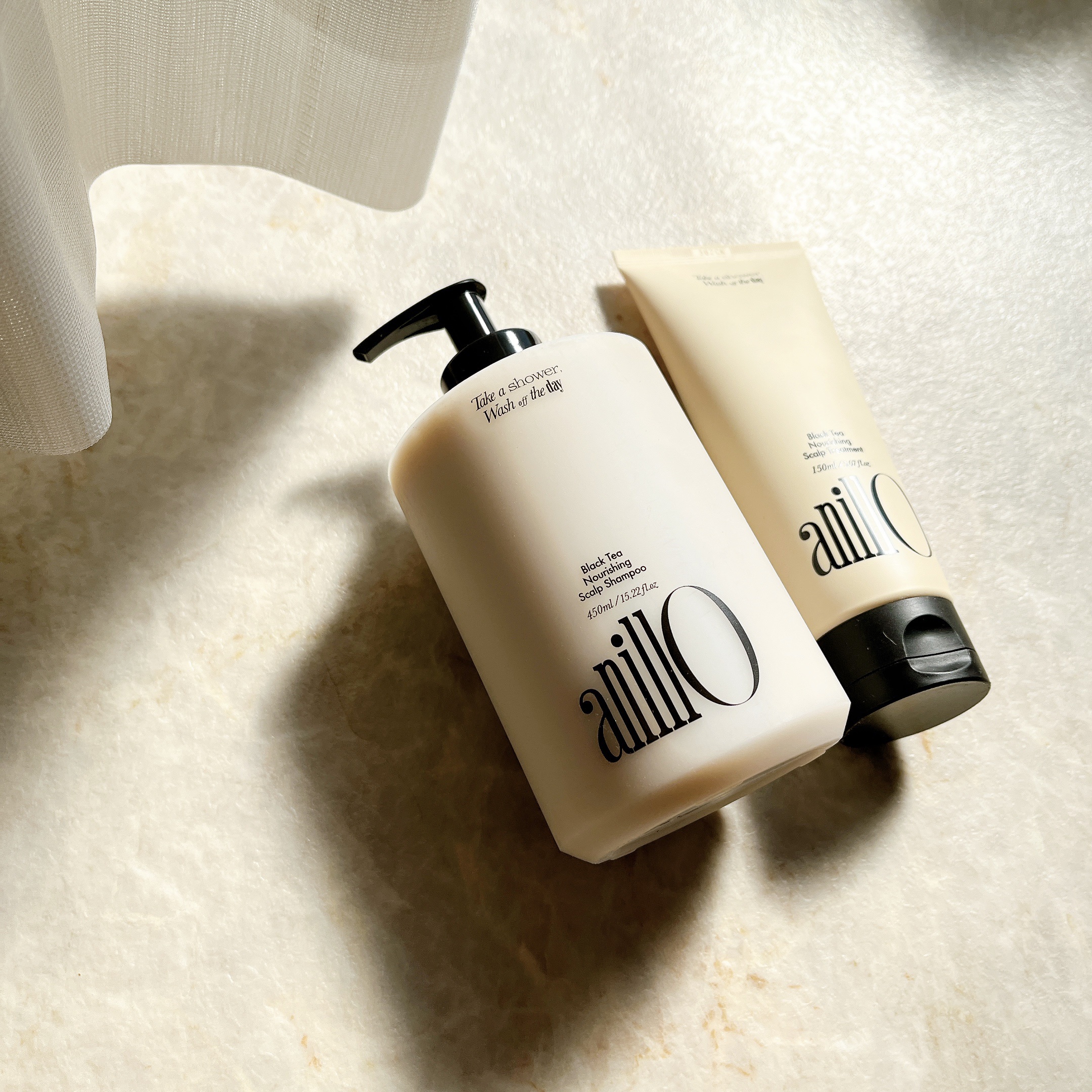 ブラックティー ナリッシング スカルプシャンプー/トリートメント トリートメント 150ml/ANILLO/市販シャンプーを使ったクチコミ（1枚目）