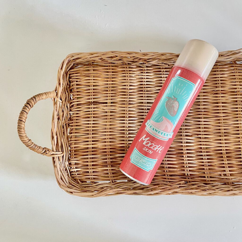 モッチスキン吸着泡洗顔FS(イチゴ)/MoccHi SKIN/泡洗顔を使ったクチコミ（1枚目）