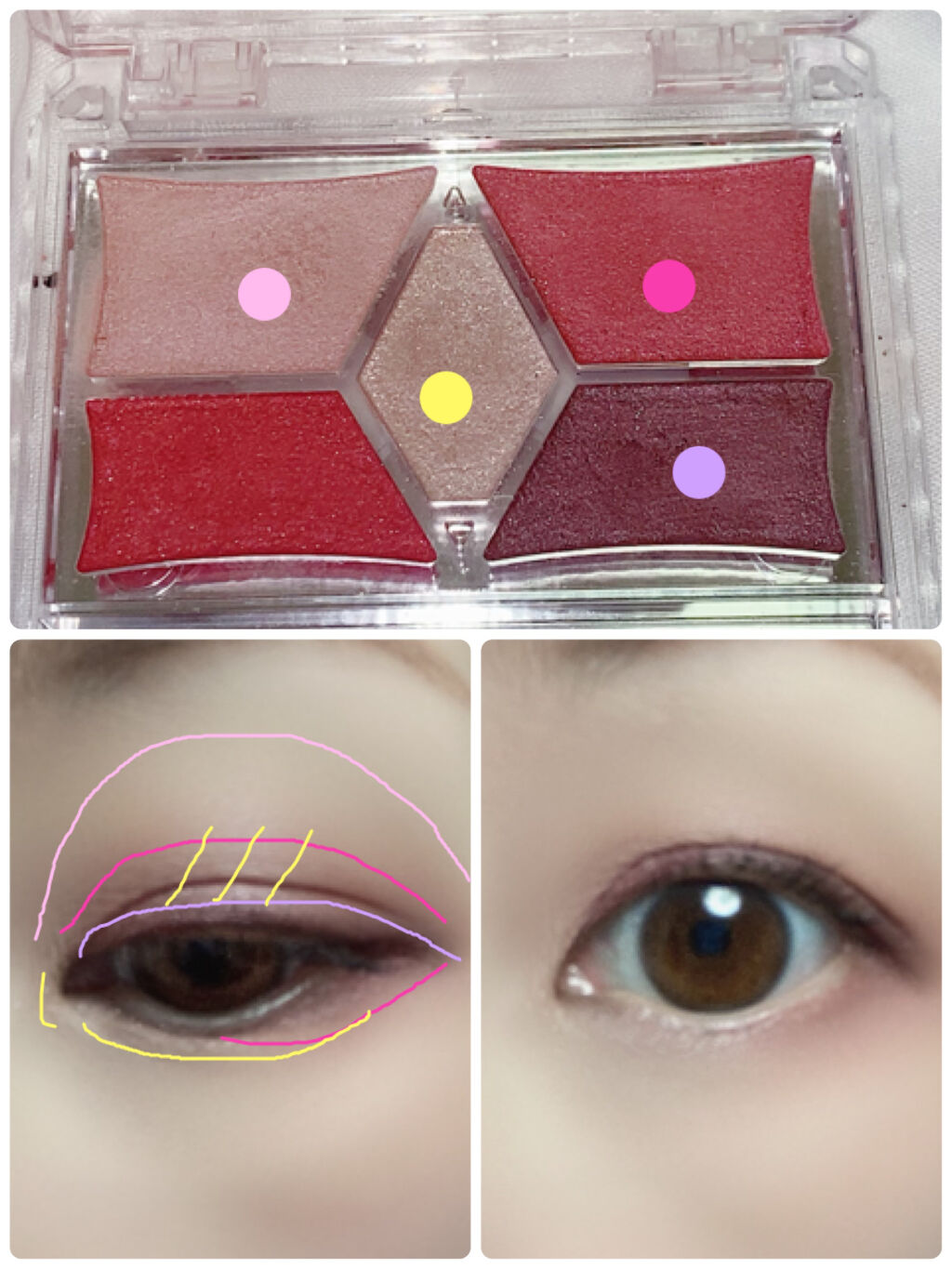 【旧品】パーフェクトスタイリストアイズ/キャンメイク/アイシャドウパレットを使ったクチコミ（3枚目）