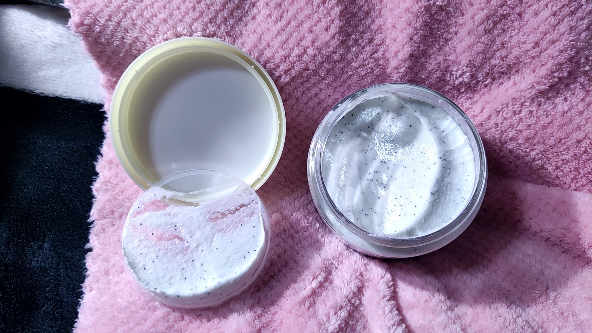 ダヴ ふわとろ　クリーミースクラブ キウイ＆アロエ/ダヴ/ボディスクラブを使ったクチコミ（2枚目）