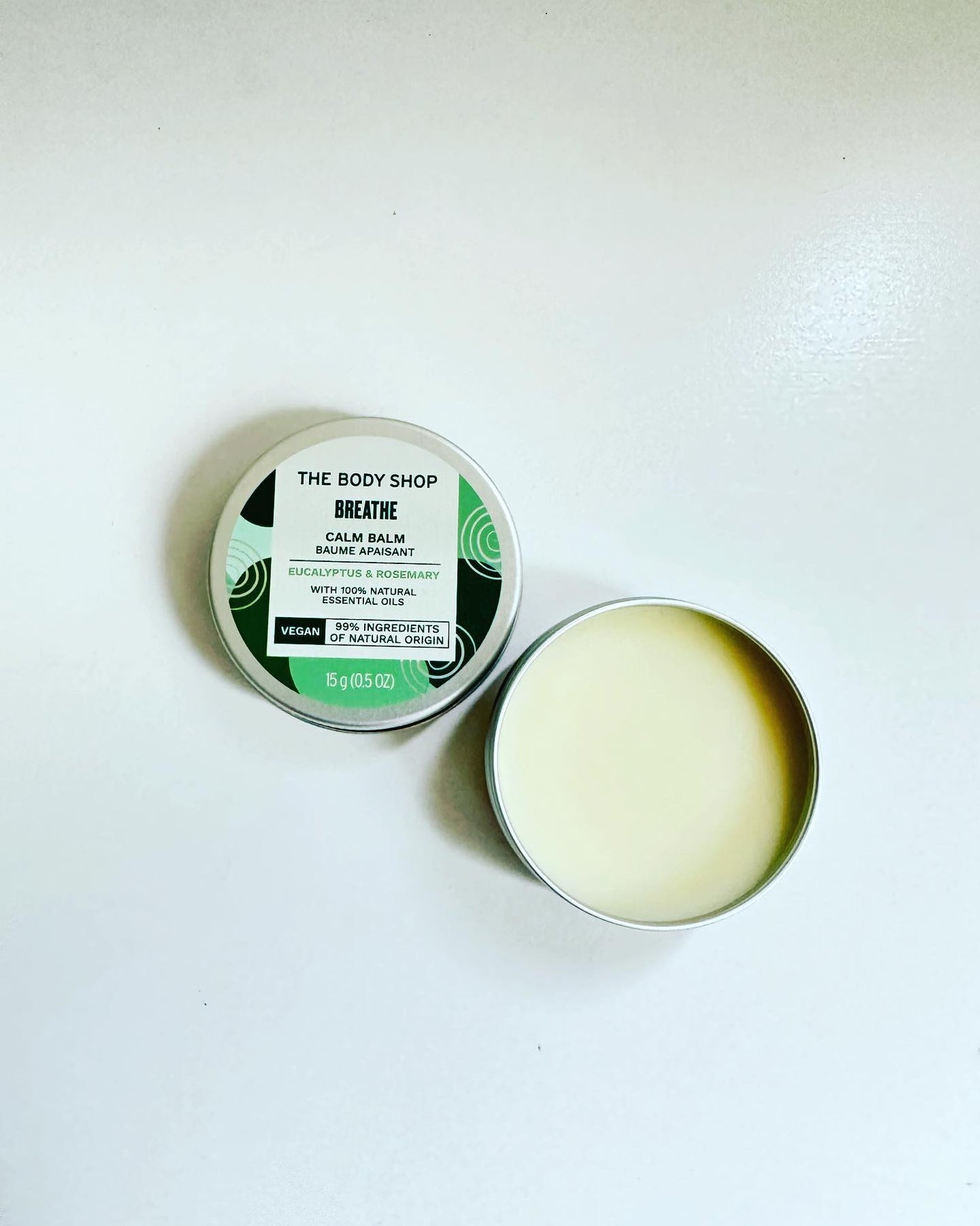 ウェルネス カームバーム ユーカリ&ローズマリー/THE BODY SHOP/フェイスバームを使ったクチコミ(1枚目)