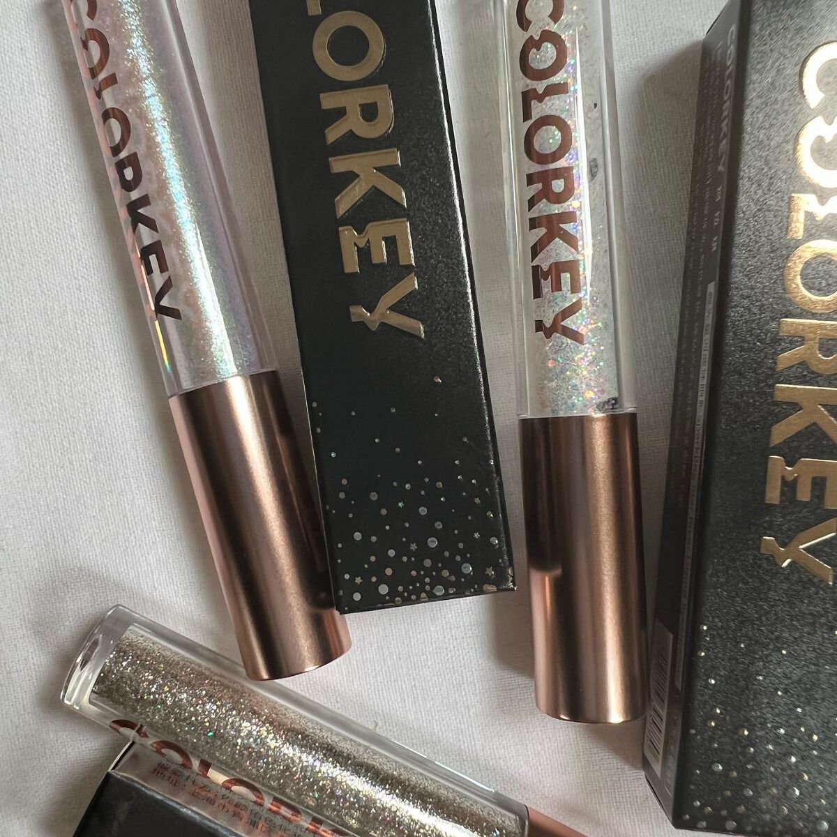 スパークリングギャラクシーリキッドアイシャドウ/COLORKEY/リキッドアイシャドウを使ったクチコミ(7枚目)