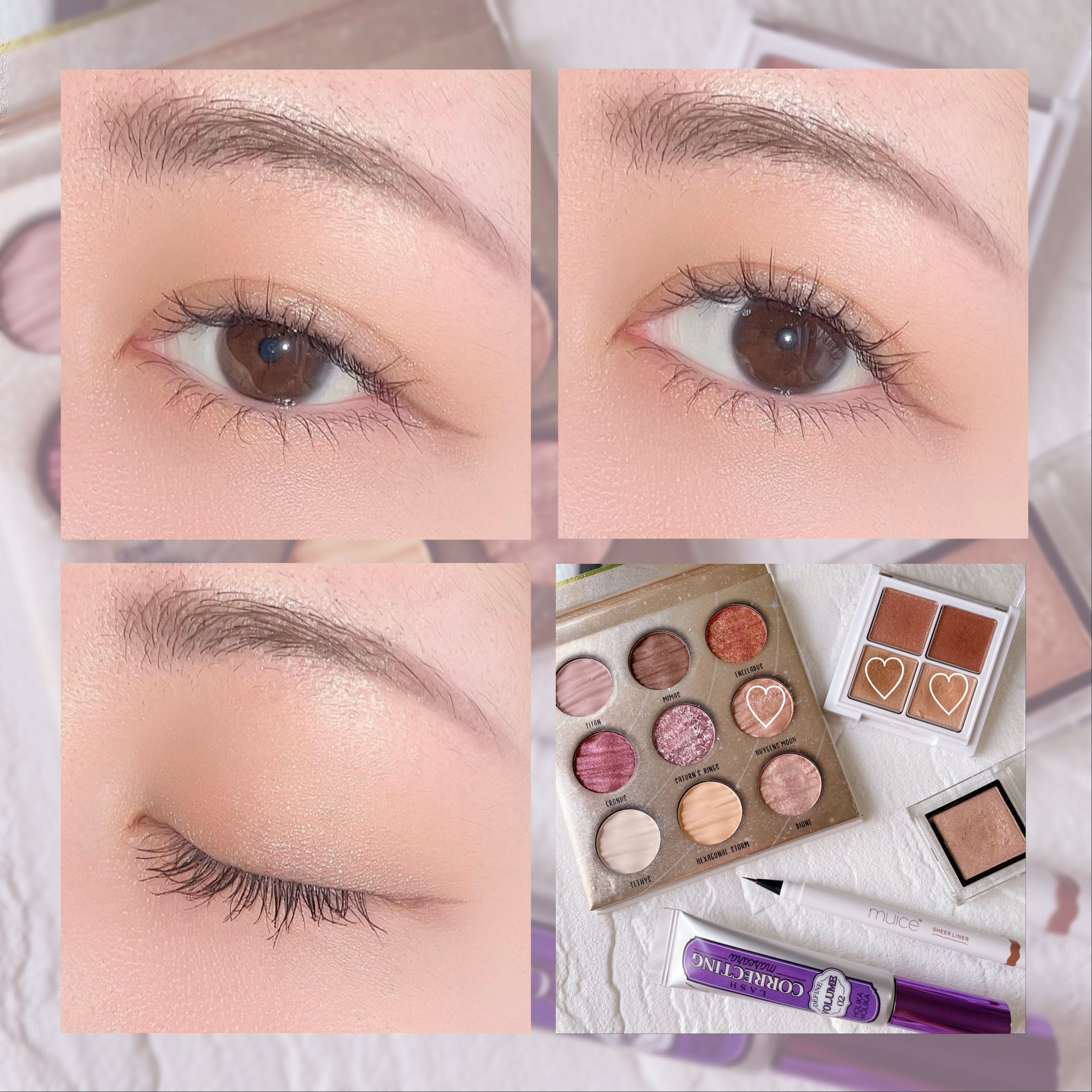 ギャラクシー9色アイシャドウパレット サターン SATURN /DiTO/アイシャドウパレットを使ったクチコミ（1枚目）