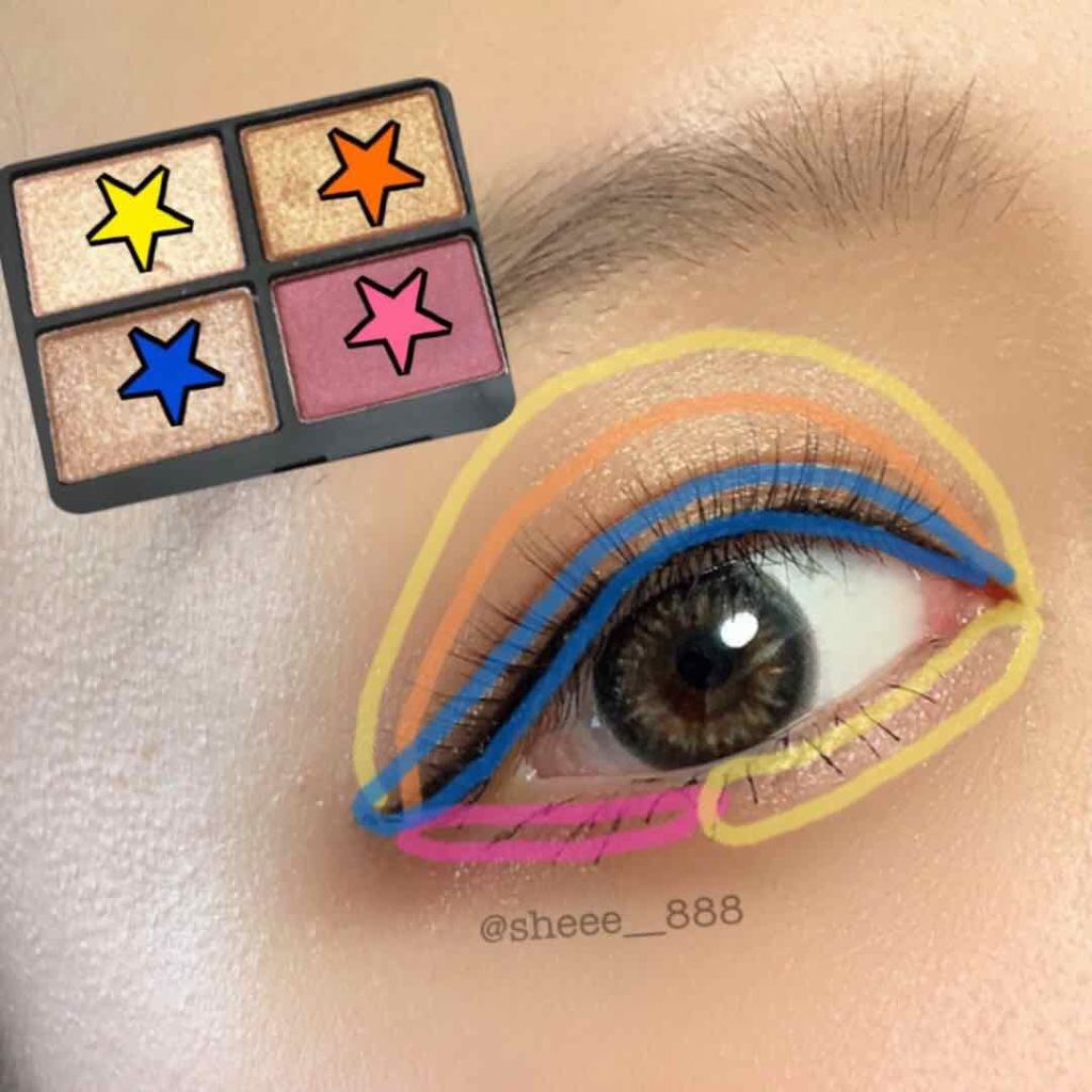 クワッドアイシャドー/NARS/アイシャドウパレットを使ったクチコミ(4枚目)