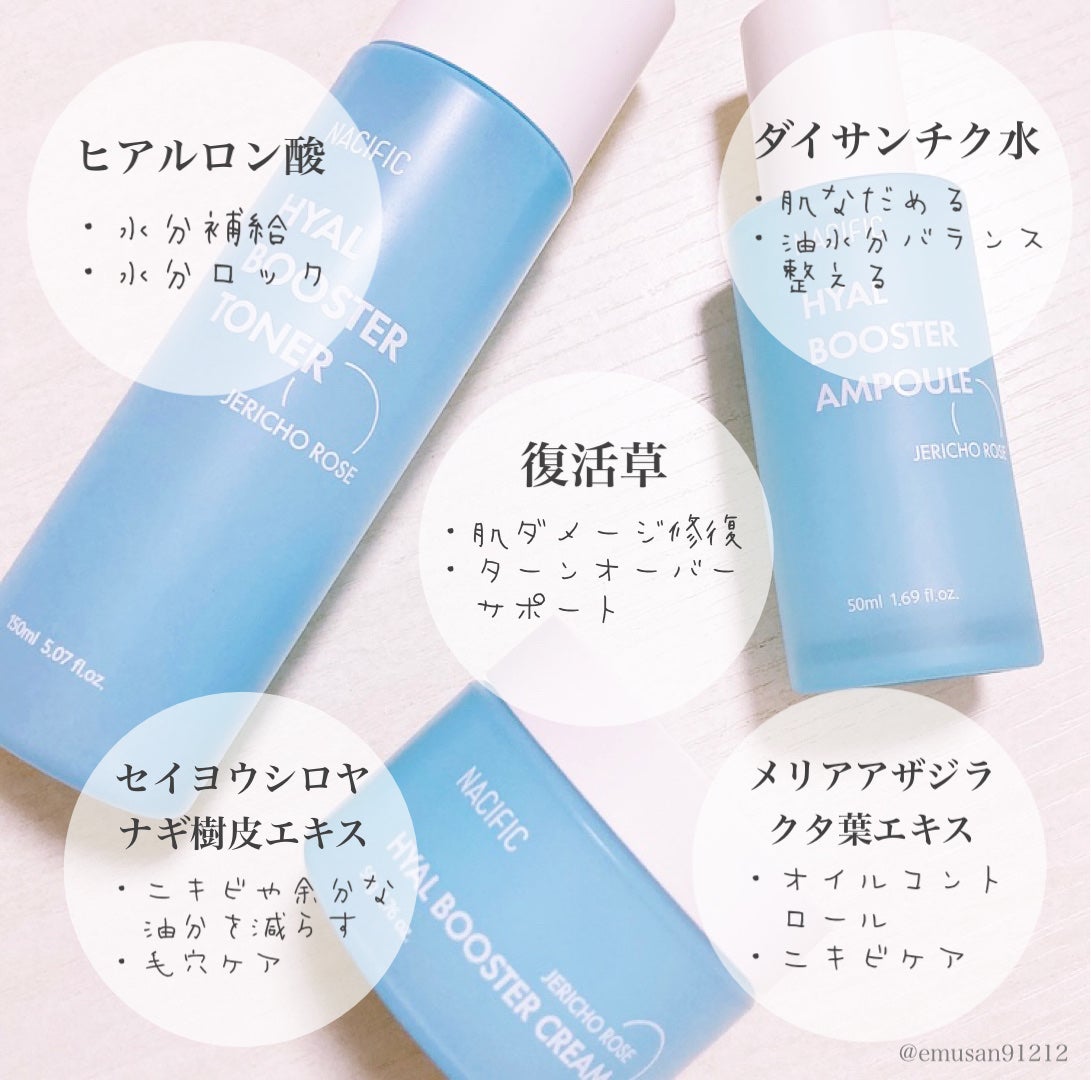 *えむさん🐑* on LIPS 「【ナシフィックのヒアルブースターライン💎】▶︎NACIFICヒ..」(5枚目)