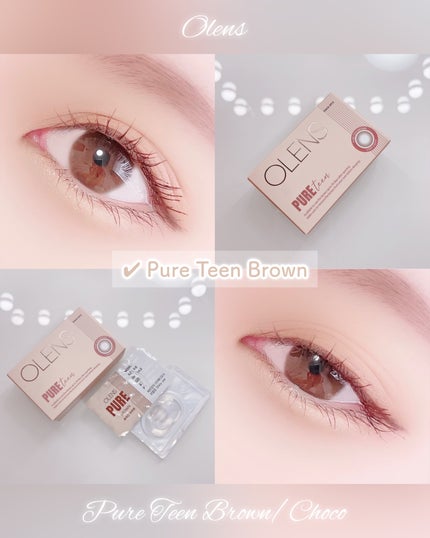 Pure Teen/POPLENS/カラーコンタクトレンズを使ったクチコミ(2枚目)