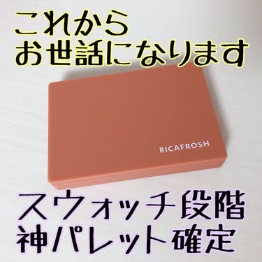 ラグトーマス・キット 02.サンセットブリック/RICAFROSH/アイシャドウパレットを使ったクチコミ（1枚目）