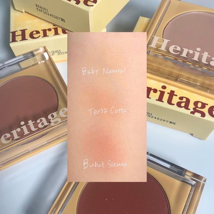 ザ ヘリテージ チーク BL3. バーントシエナ/MERZY/パウダーチークを使ったクチコミ(2枚目)