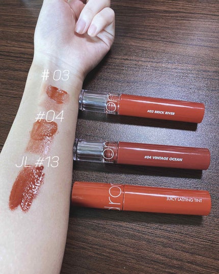 グラスティングウォーターティント/rom&nd/リップティントを使ったクチコミ(2枚目)