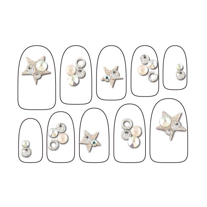 Miliea ミリア ジュエリーストーンネイルシール 全16種類 MIL05