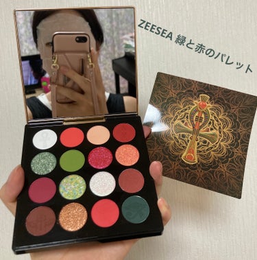 Fireworks 16 Color Eye Shadow/ZEESEA/パウダーアイシャドウを使ったクチコミ（1枚目）