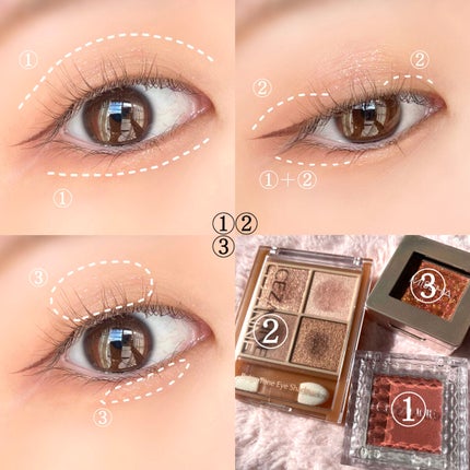 シングルカラーアイシャドウ/CEZANNE/単色アイシャドウを使ったクチコミ(2枚目)