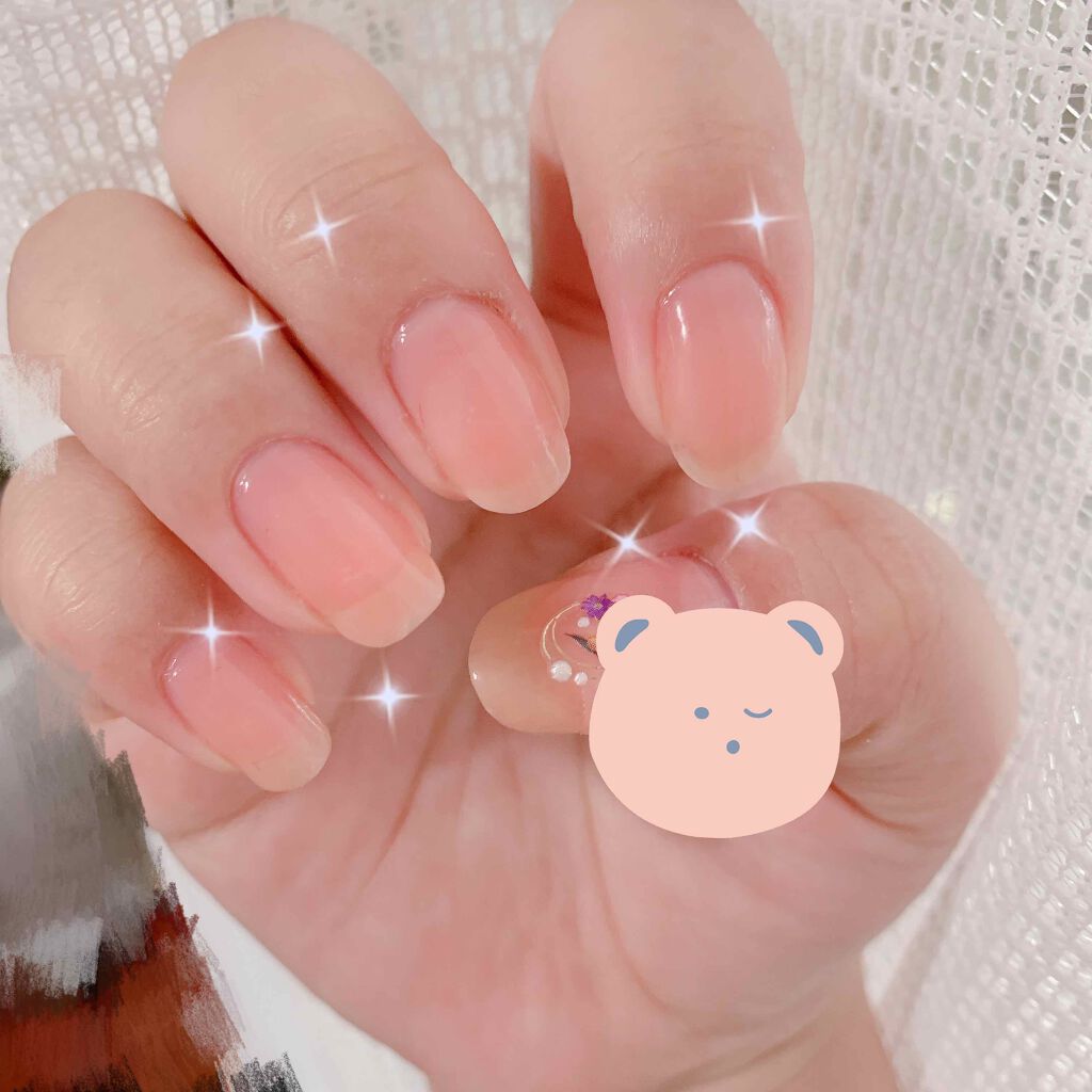 ネイルサポート ピンク/ネイルネイル/ネイルベースコートを使ったクチコミ(2枚目)