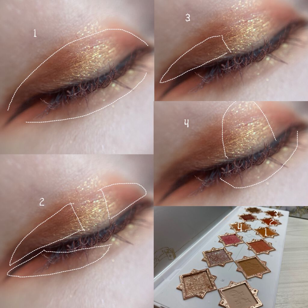 リトルエンジェル12色アイシャドウパレット/FlowerKnows/アイシャドウパレットを使ったクチコミ(2枚目)