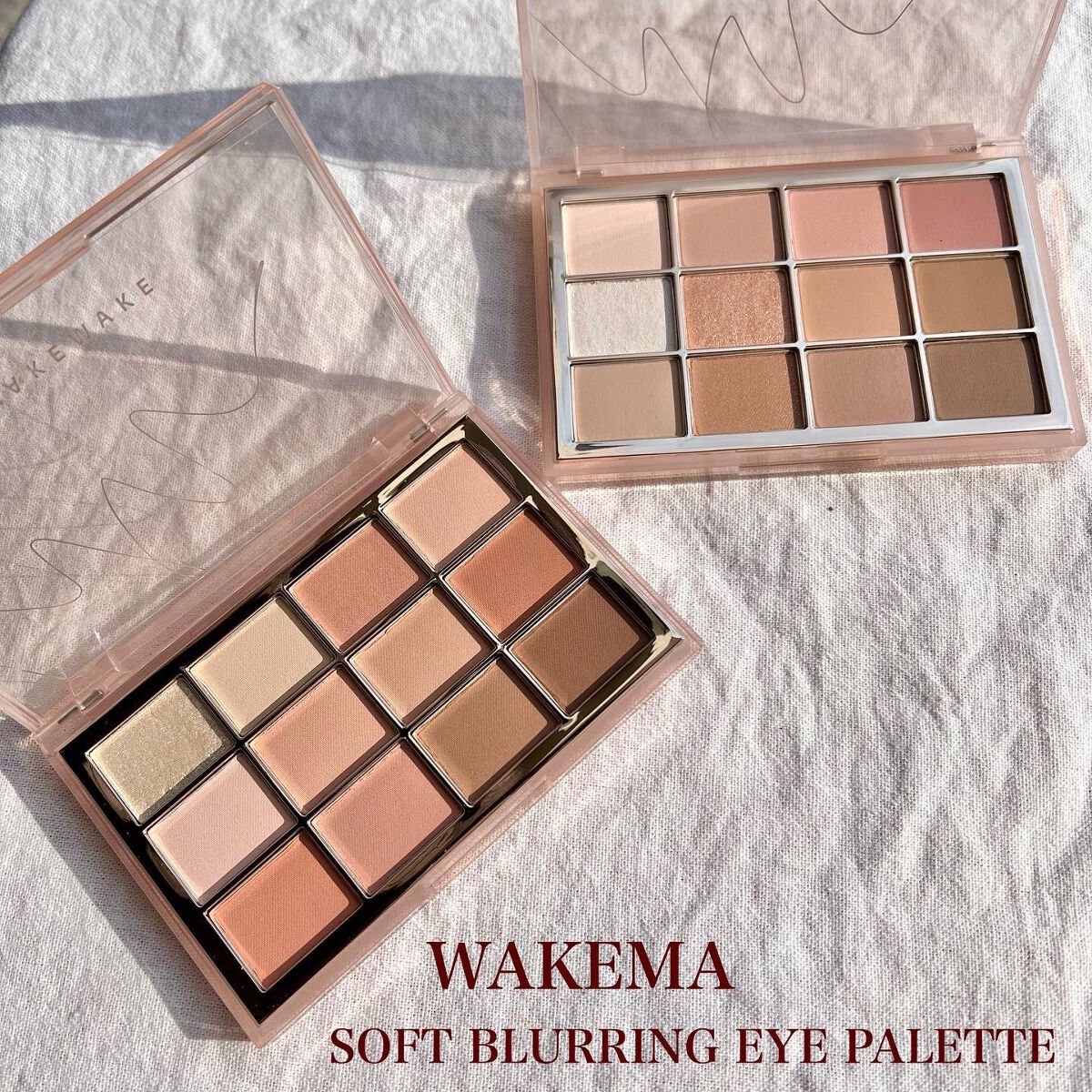 ソフトブラーリングアイパレット/wakemake/アイシャドウパレットを使ったクチコミ(2枚目)