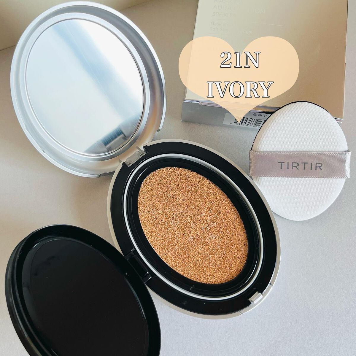 マスクフィットオーラクッション/TIRTIR(ティルティル)/クッションファンデーションを使ったクチコミ（2枚目）
